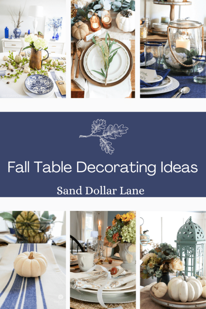 Fall table decorating ideas