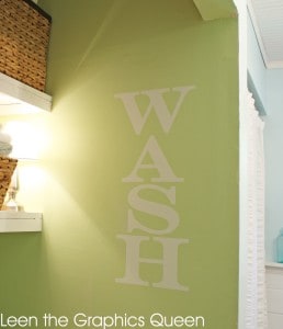 green-laundry-room-white-decal