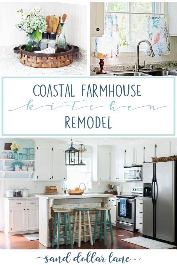 Coastal Farmhouse Kitchen Makeover: A Haven of Serene Elegance