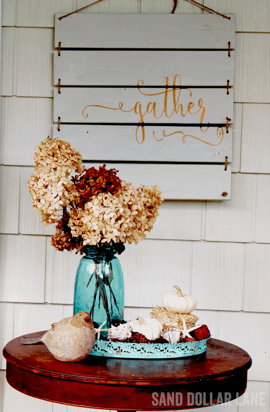 gather sign for front porch