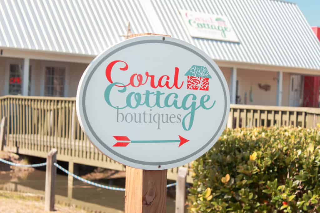 Topsail Island Shopping at Coral Cottage Boutiques