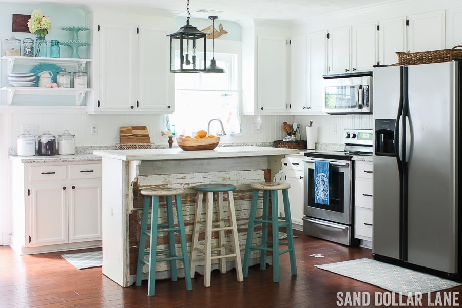 Coastal Farmhouse Kitchen - Sand Dollar Lane