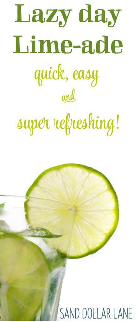 Quick easy refreshing limeade recipe