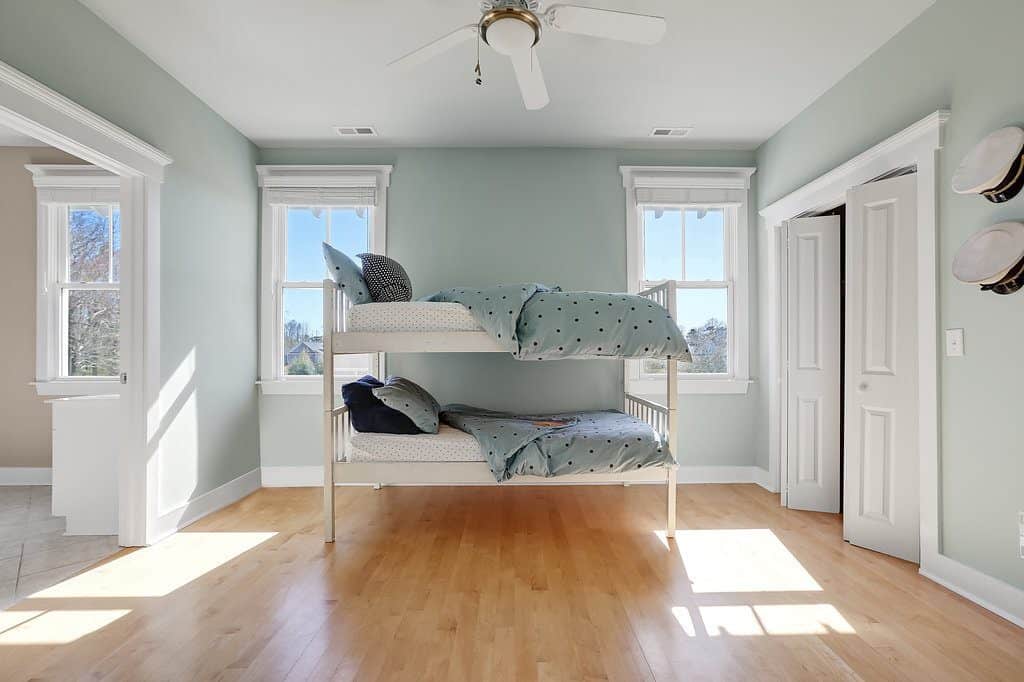 Southern Style Coastal Home bedroom