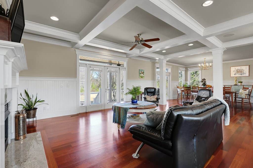 Southern Style Coastal Home living room