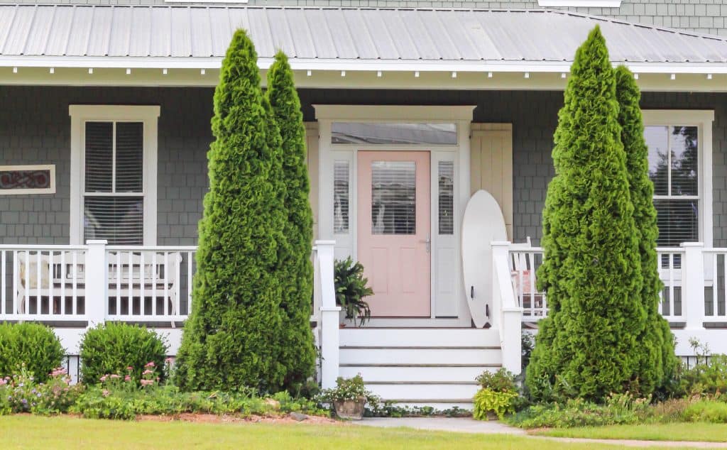 Southern Style Coastal Home door