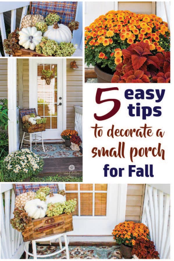 small porch decorating