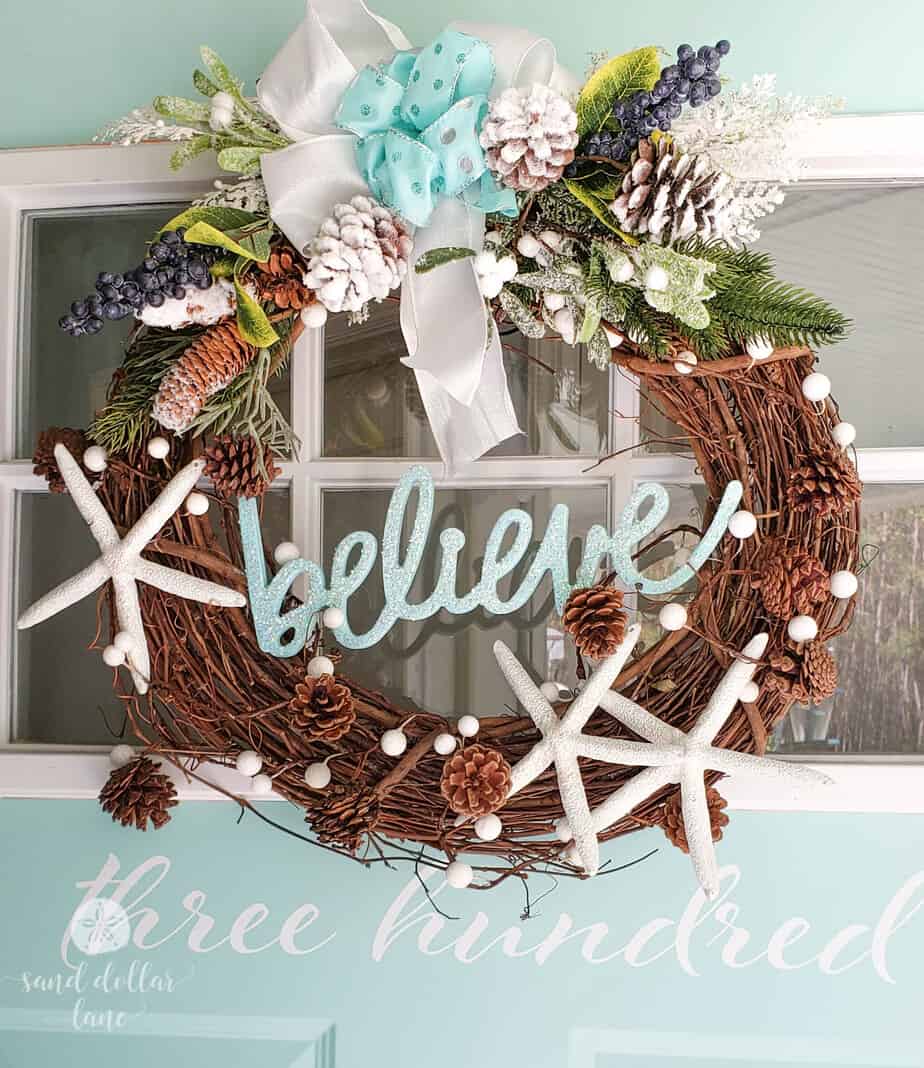 Coastal Christmas Wreath