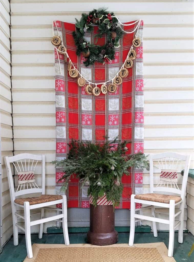 Christmas decorating for Front Porch