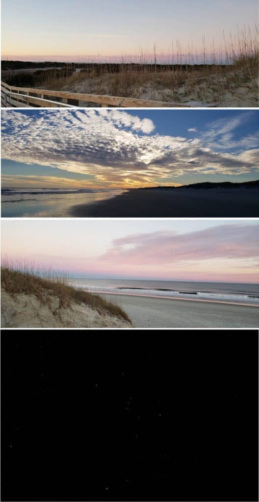 winter vacation in Ocracoke sunsets and stars #ocracoke #ocracokevacation #obx #coastalexploring