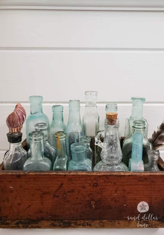 collection of old medicine bottles