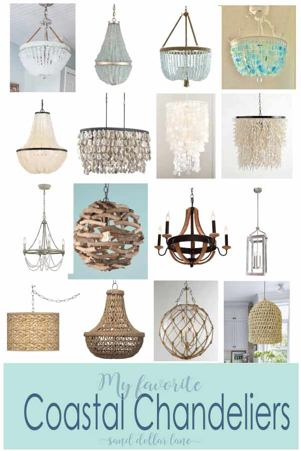 Coastal Chandeliers A Round Up of My Favorites