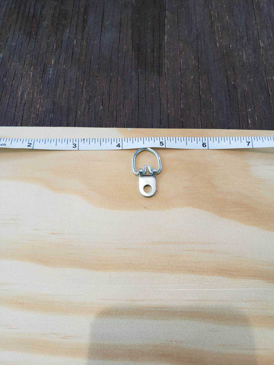 d-ring on back of board