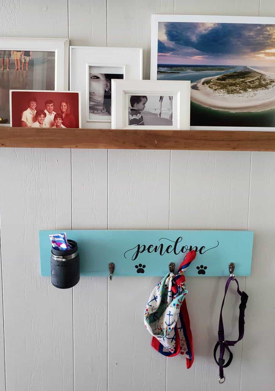 DIY leash holder