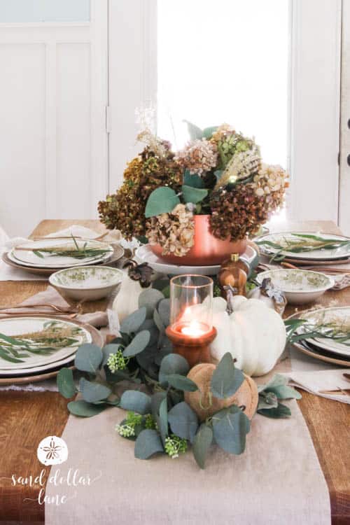 fall dining table