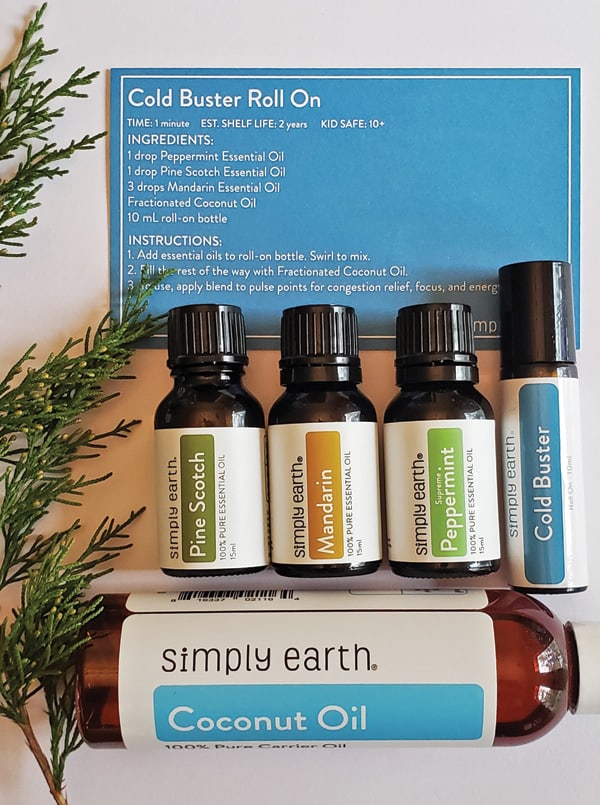 cold relief essential oil recipe