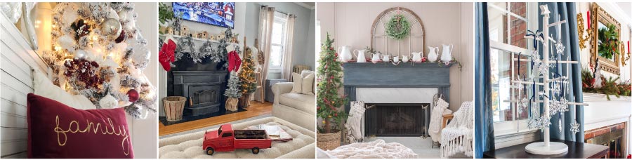 Vintage Christmas in the Family Room - Sweet Pea