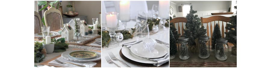 Table setting Christmas Decor ideas