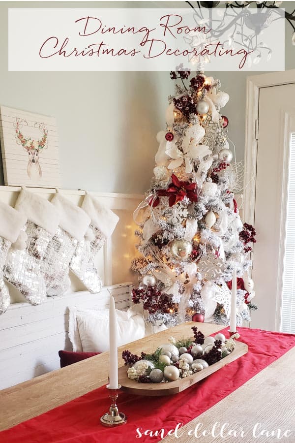 christmas in dining room