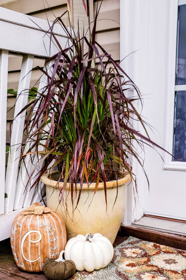 fall side porch