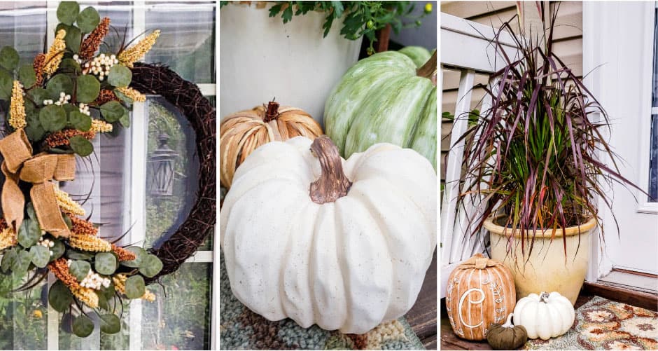 Fall Porch Decorating