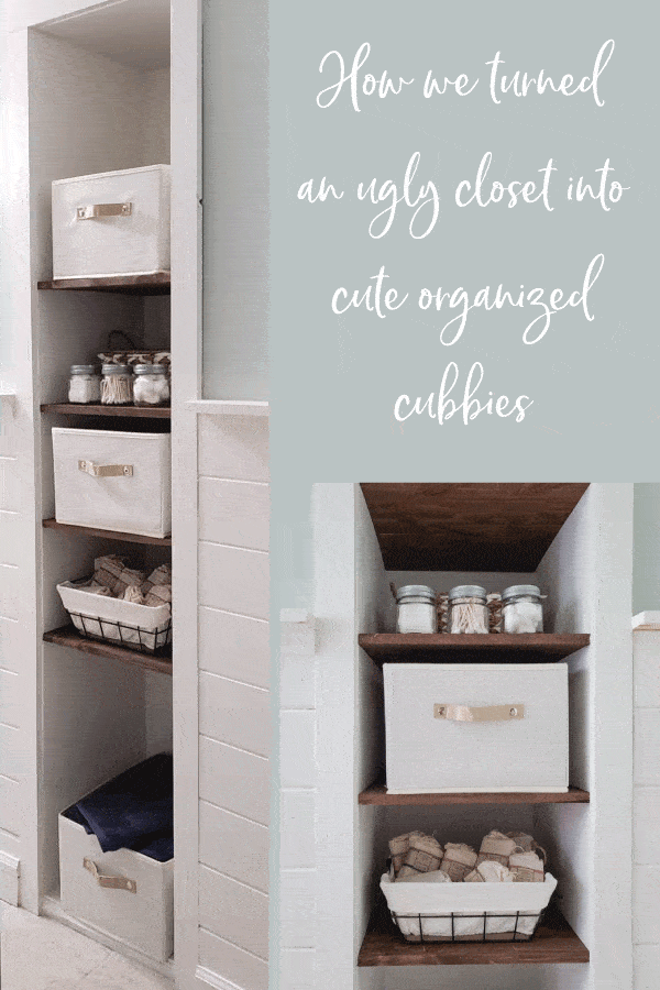 diy bathroom shelves