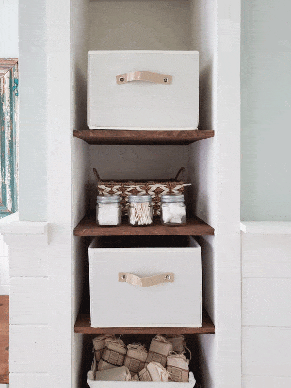 Organized Bathroom Closet