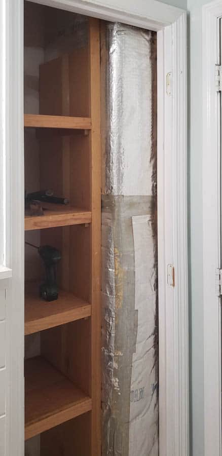 closet door removed