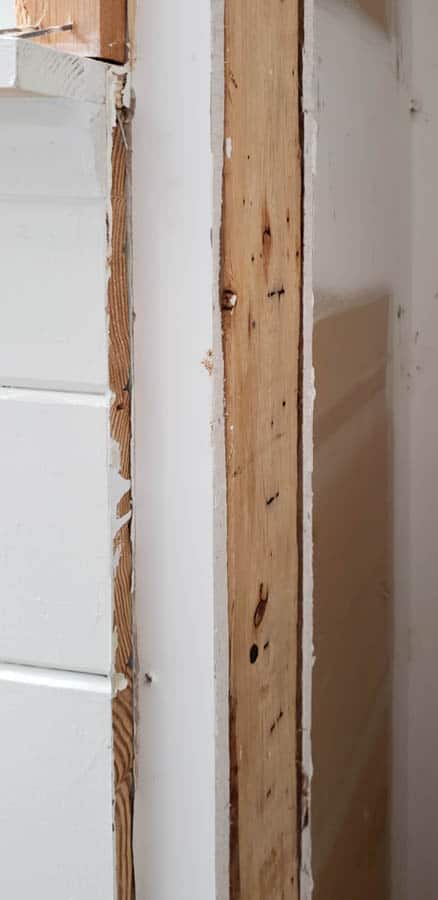 removing door frame