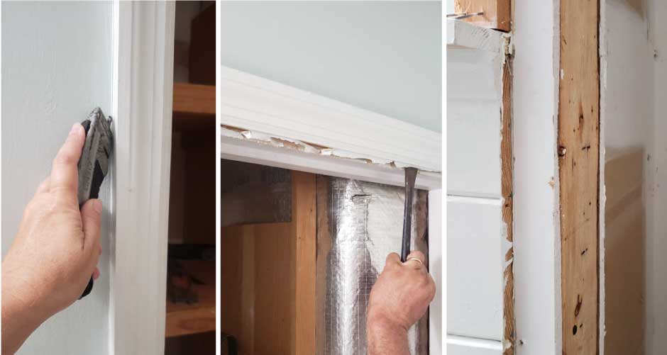 How to Remove a Closet Door Frame