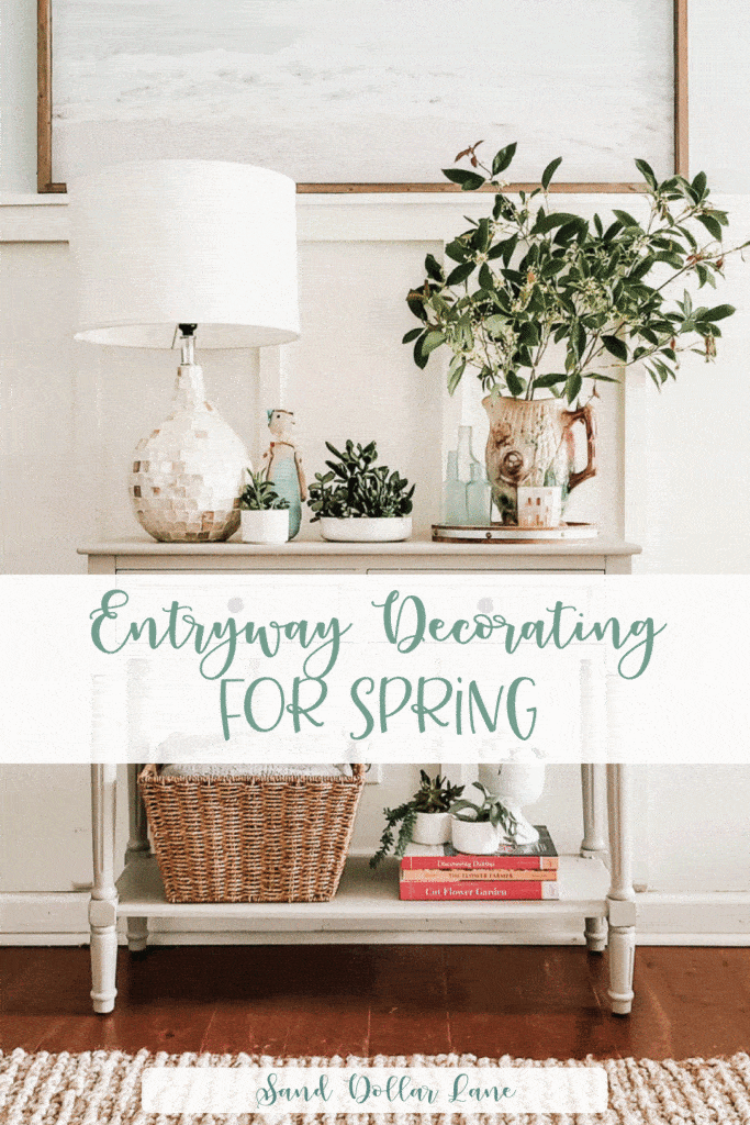 entryway Decorating for Spring
