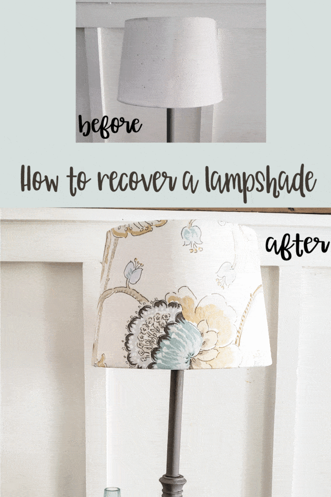 recover a lampshade