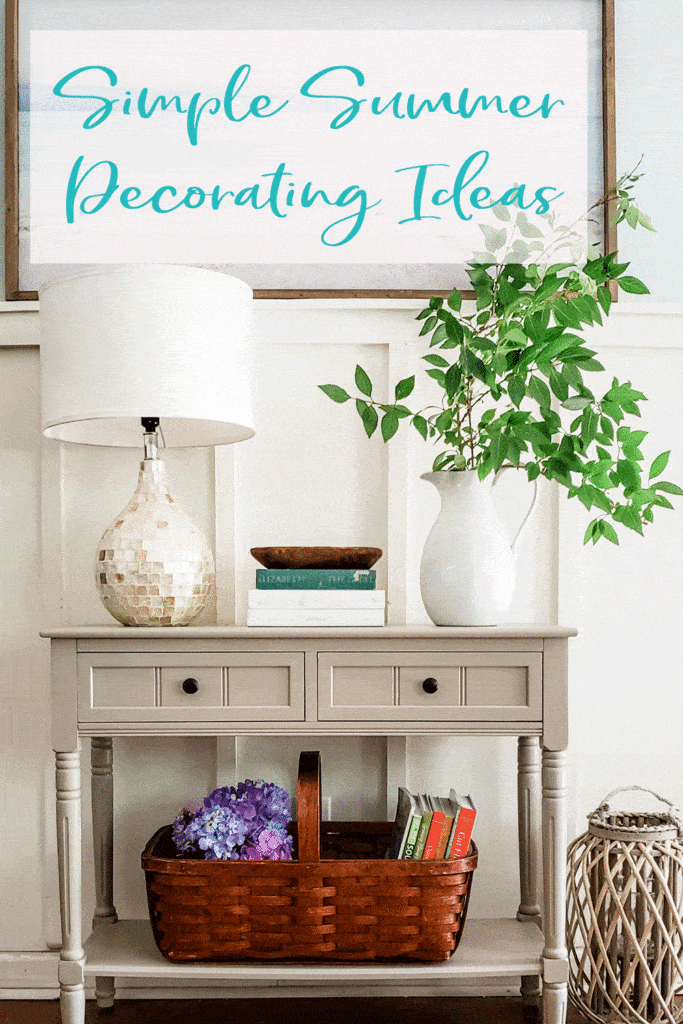 simple summer decorating ideas