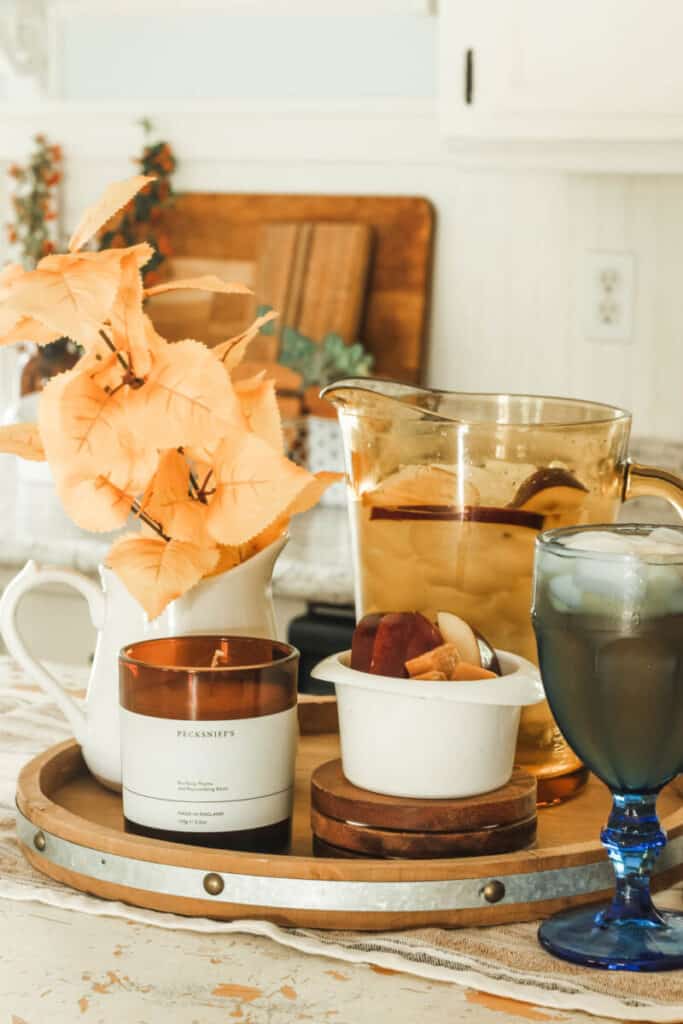 kitchen island fall decorations