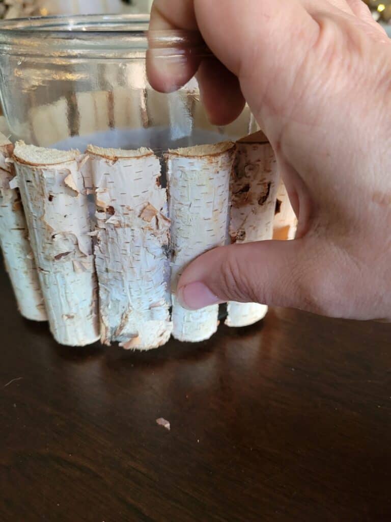 directions for making candle holder