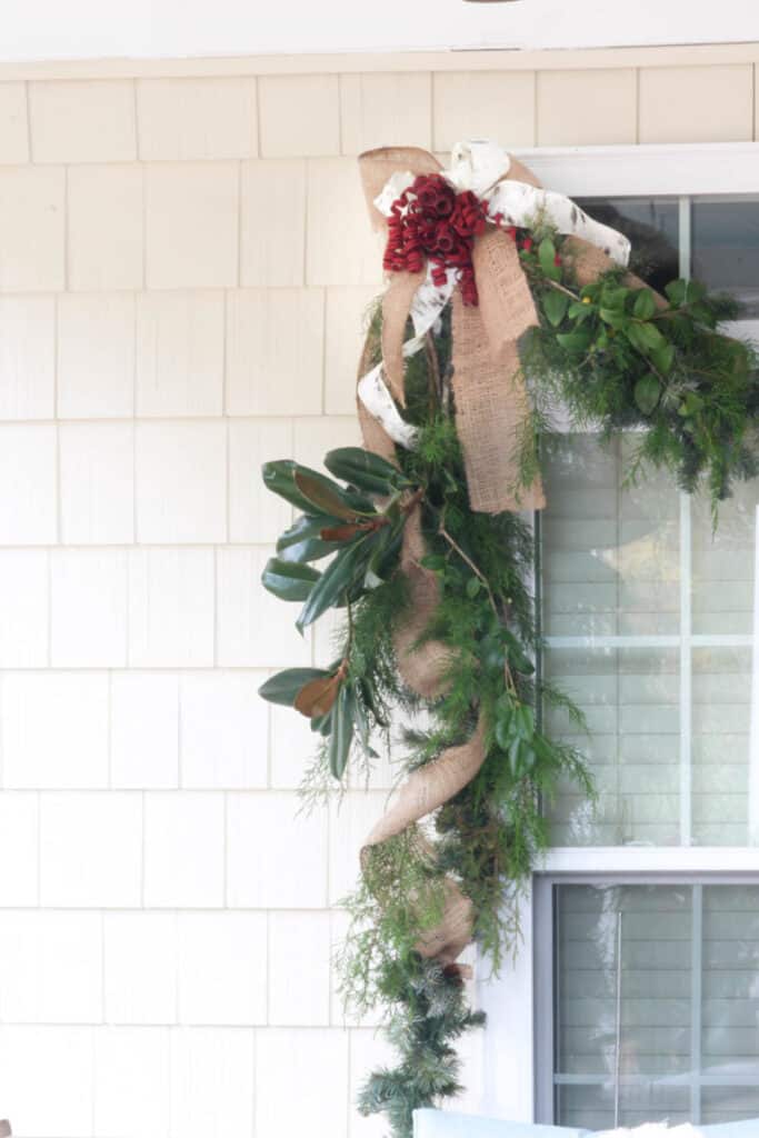 natural greenery garland