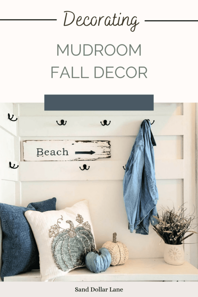 mudroom fall decor