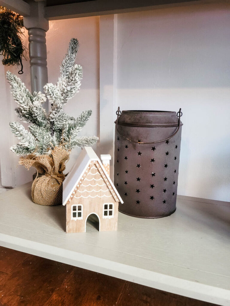 rustic lantern Christmas decor