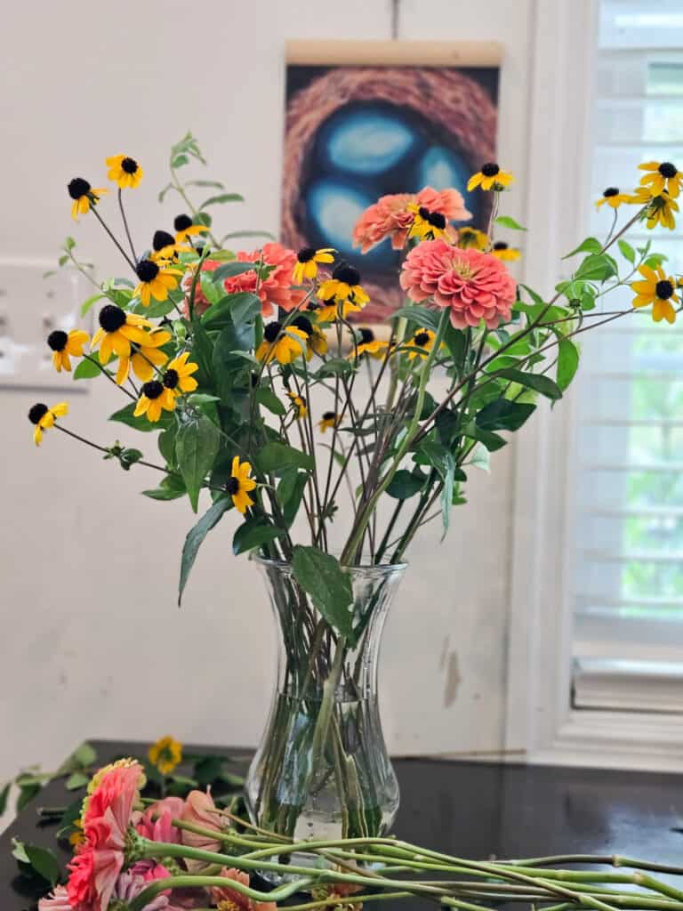 fall flower arrangement